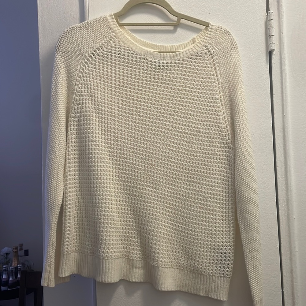 Forever 21 white cable knit sweater. Worn once